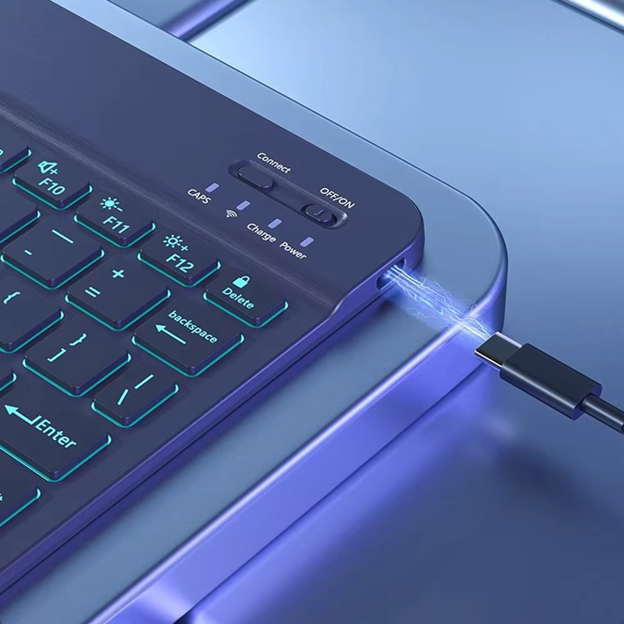 Xiaomi Tastatur-Hülle für Redmi Pad Pro, Pad 7 Pro und Mi Pad 6 Pro, Tablet-Schutz in Schwarz - Bild 2