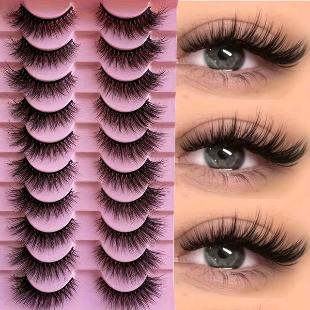 JUJU Dream Katzenaugen-Wimpern, 10 Paar, Black, Unisex - Bild 1