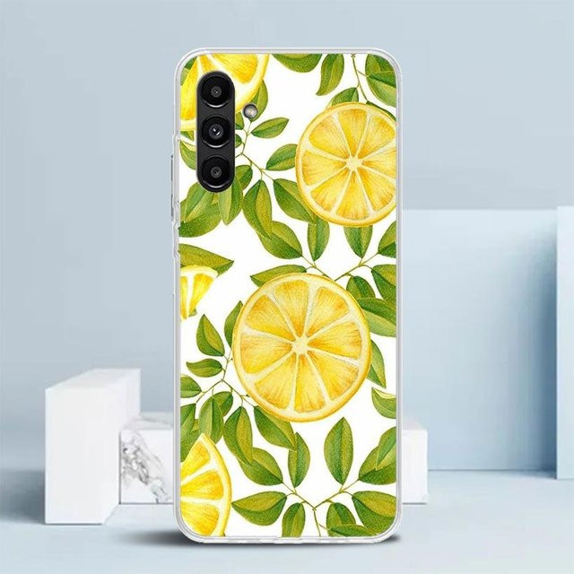 Samsung Handyhülle Sommerfrüchte Zitrone für Galaxy A13 A14 A15 A16 A17 A23 A24 A25 A26 A33 A34 A35 A36 A37 A53 A55 A56 A57 Multicolor - Bild 1