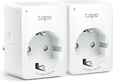 TP-Link Tapo P100 Mini Smart WLAN-Steckdose 2er-Pack, Weiß - Bild 1