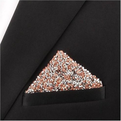 YourWardrobe Einstecktuch Strass, Herren, gray - Bild 1