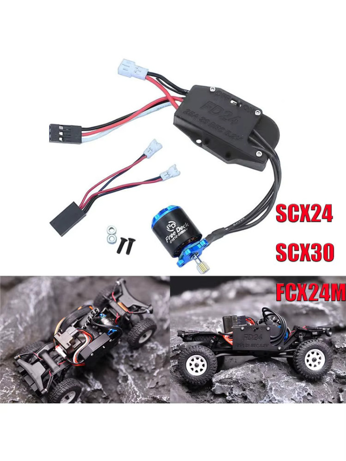 Axial SCX30 FD24 On-Board-ESC Elektronischer Geschwindigkeitsregler, Zubehör, 1:24 - Bild 4