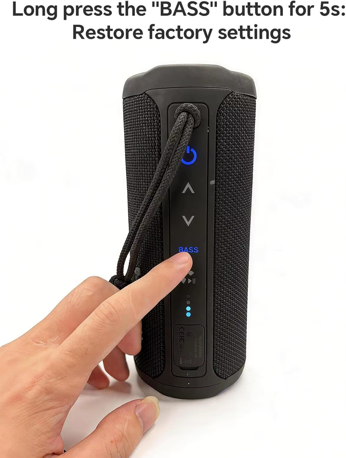 OHAYO Bluetooth-Lautsprecher 35W mit Super Bass, IPX7 Wasserdicht, Tragbarer Outdoor-Lautsprecher in Schwarz - Bild 7