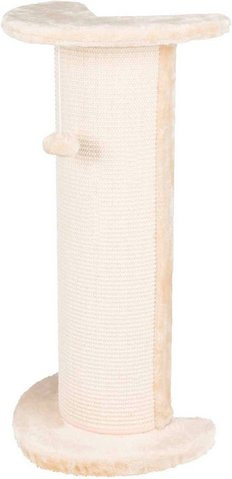TRIXIE Kratzsäule Lorca mit Sisal und integriertem Spielzeug, beige, B/T/H: 37 x 27 x 75 cm - Bild 1