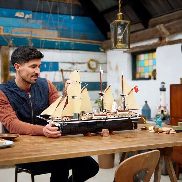 Hot Toys Weißes Segelboot, Bausteine, Kunststoff - Bild 1