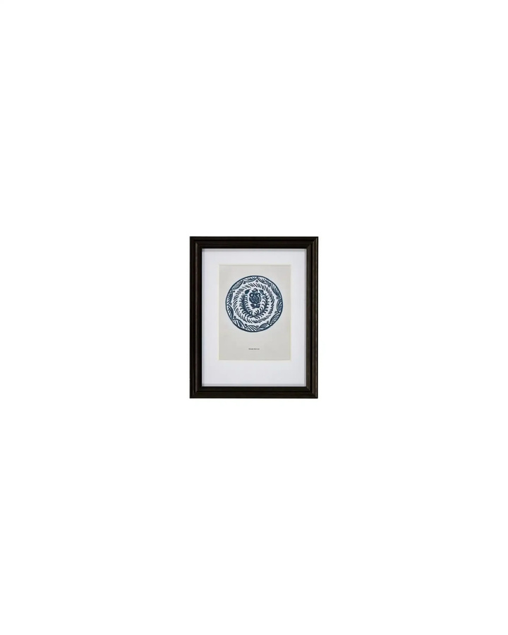 House Doctor Gemälde Gia in Blau, zeitgenössisch, B: 23 cm, H: 30 cm - Bild 1