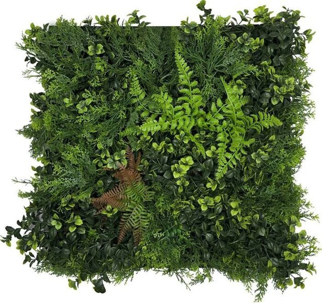 Jangal Wandpaneel Modular Wall Cascade Mixed Flora Akustikpaneel Grün B/H: 52 x 52 x 0,4 cm - Bild 1