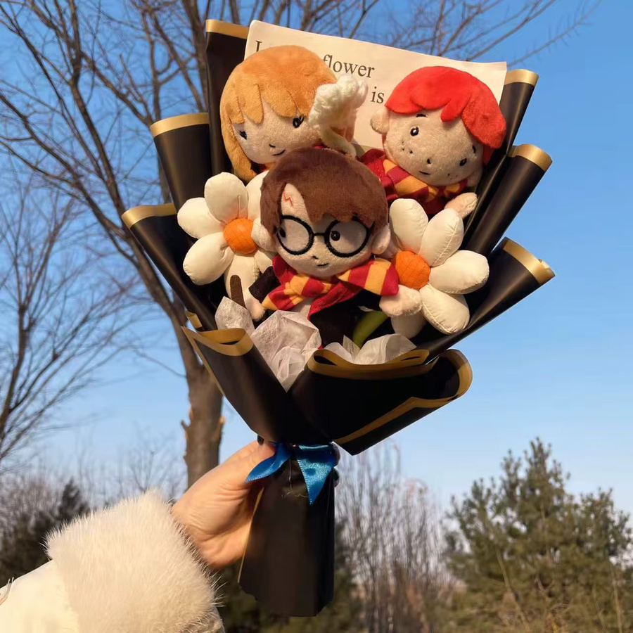 HUGKIS Harry Potter Plüschpuppen, Blumensträuße, Bunt / Mehrfarbig - Bild 1