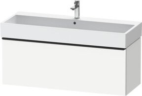 Duravit Waschtischunterschrank D-Neo, wandhängend, weiß matt, B: 118,4 cm, T: 44,2 cm - Bild 1