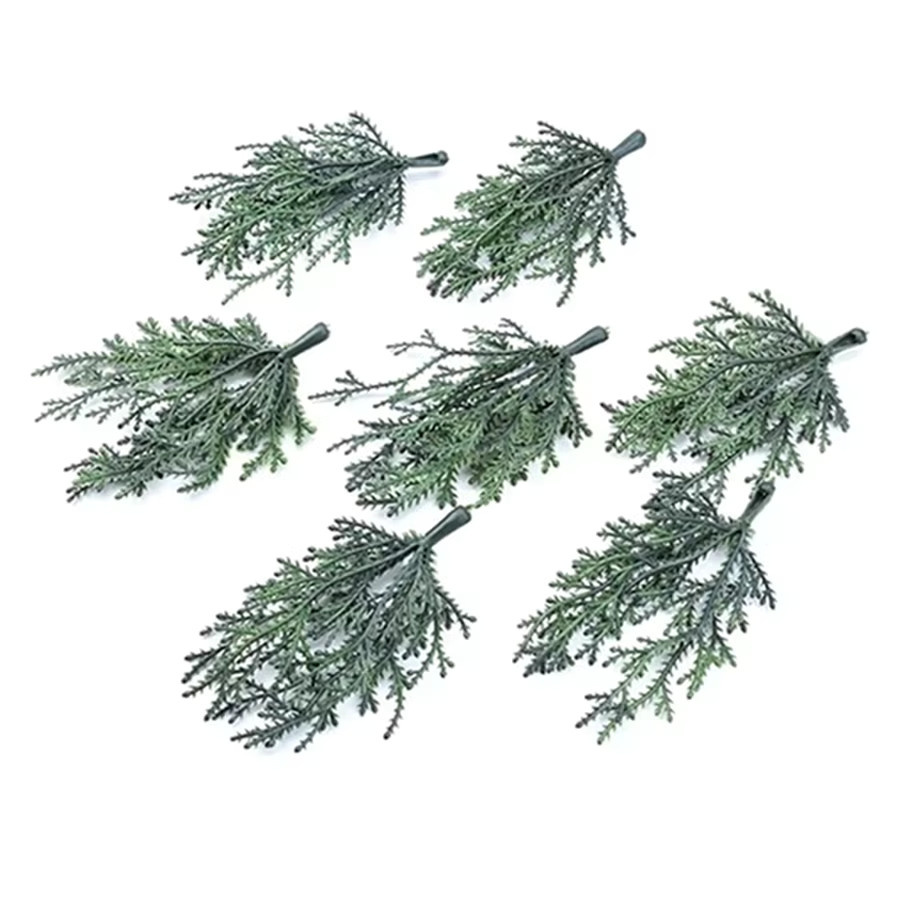ZQCY Künstliche Pflanzen Grün für Weihnachtsbaum, Kranz und Hochzeits-DIY Dekoration aus Kunststoff - Bild 4