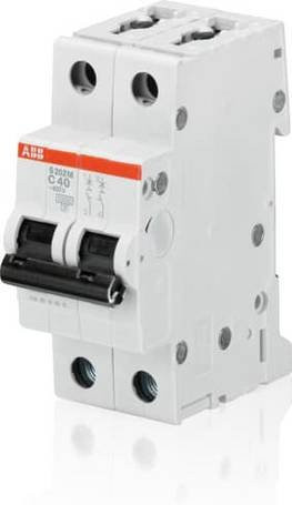 ABB S202M-C16 Leitungsschutzschalter 2-polig 16A weiß - Bild 1