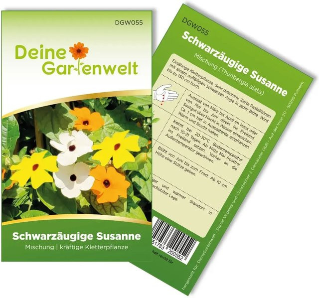 Deine Gartenwelt Schwarzäugige Susanne Samen Mischung für deinen Garten - Bild 1