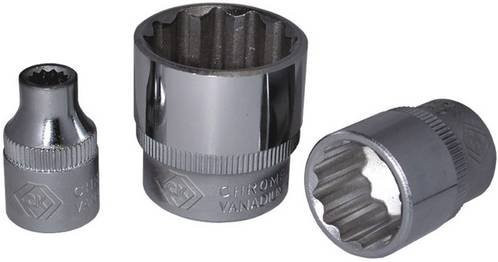 C.K Steckschlüsseleinsatz T4690M Außen-Sechskant 13mm mit 1/2 Zoll Antrieb, Silber - Bild 1