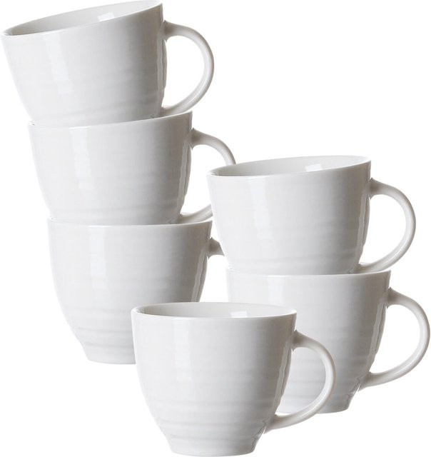 Ritzenhoff & Breker Espressotassen Suomi, 6er Set, Weiß, 90 ml - Bild 1