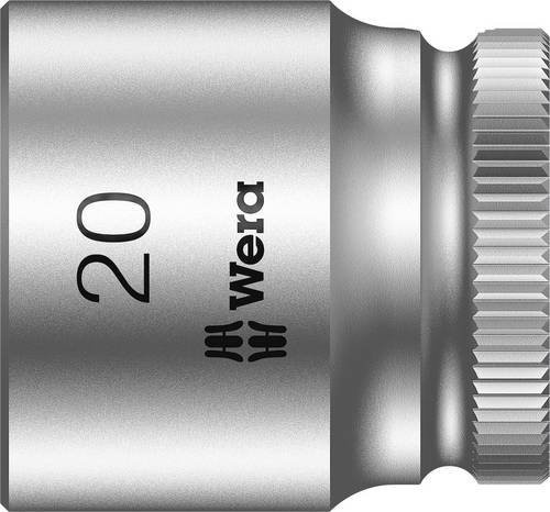Wera Außen-Sechskant Steckschlüsseleinsatz 20 mm in Silber, Antrieb 3/8 Zoll - Bild 1