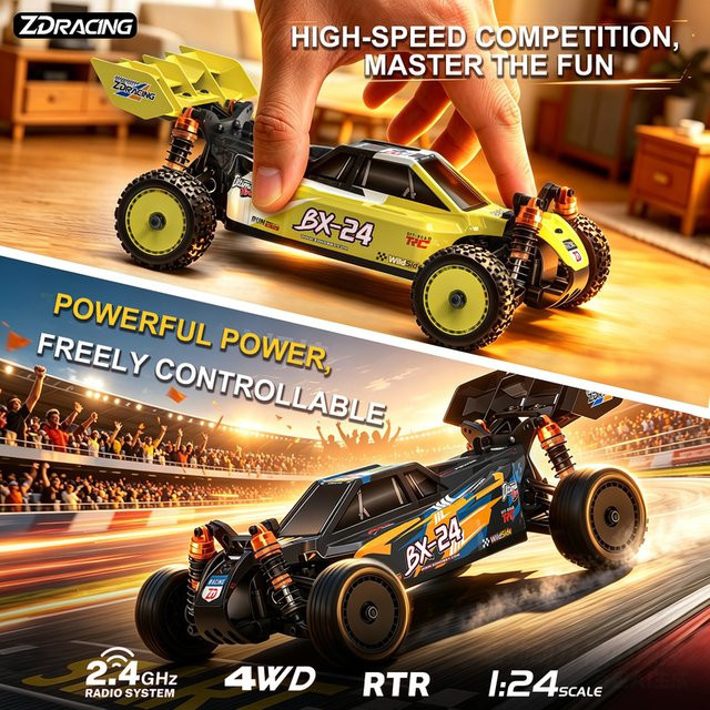 ZD Racing BX24 4WD Offroad RC Ferngesteuertes Auto, 1:24, ab 14 Jahre - Bild 1