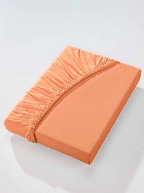 Biberna Spannbetttuch aus Jersey aus 100% Baumwolle in Plain-Optik - Bild 1