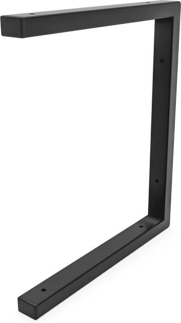HEVVA Schwerlast Regalhalter ERLENBERG aus Stahlrohr, Tiefe: 30 cm, Schwarz matt - Bild 1