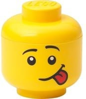 LEGO Aufbewahrungsbox Storage Head Silly in Gelb - Bild 1
