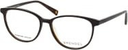 Brendel 903168 Korrektionsbrille, Rund, Vollrand, Schwarz, Damen, Kunststoff - Bild 1