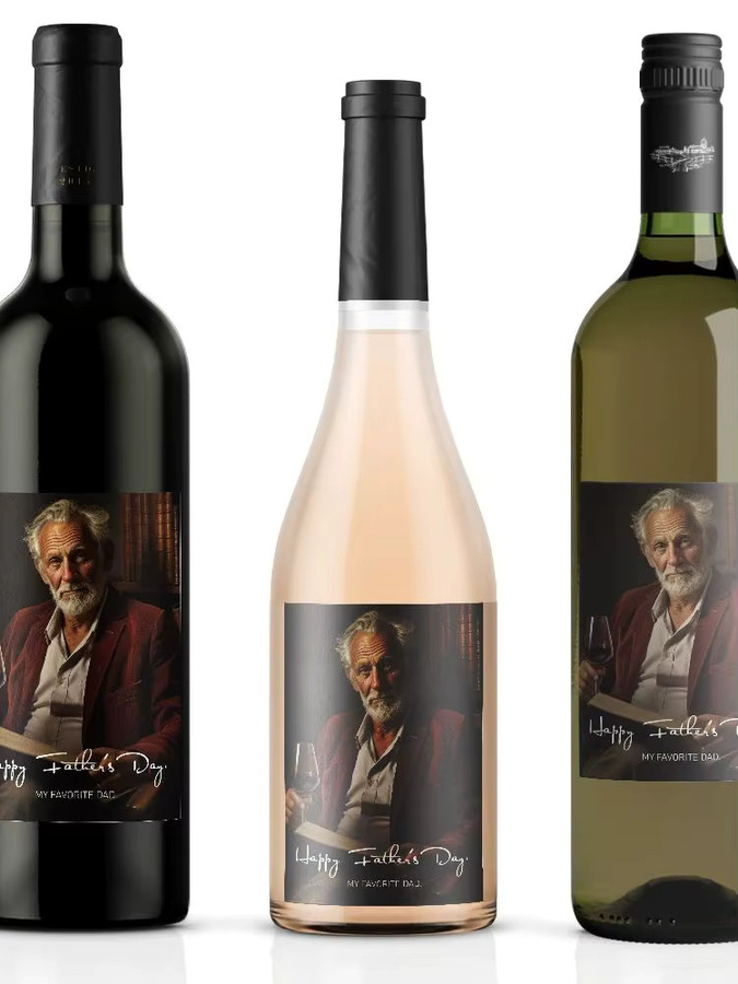 9-teiliges Set anpassbare Weinetiketten in Mehrfarben, wasserfeste Flaschenaufkleber aus Papier für personalisierte Geschenke - Bild 6