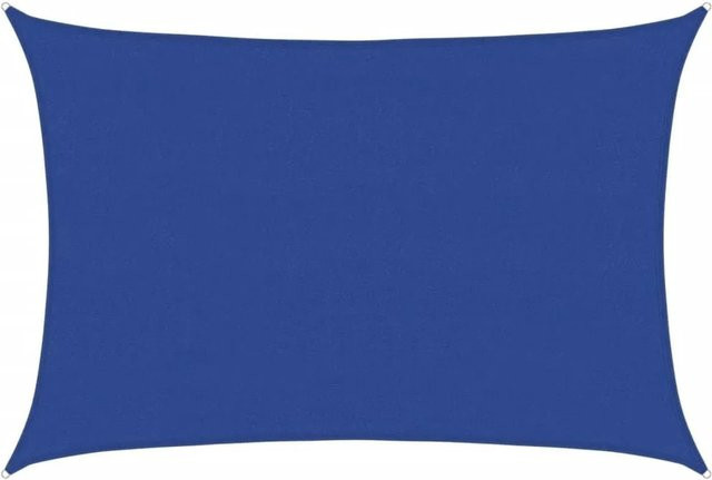 Furnicato Sonnensegel rechteckig aus HDPE in Blau, B x T: 5 x 4 m - Bild 1