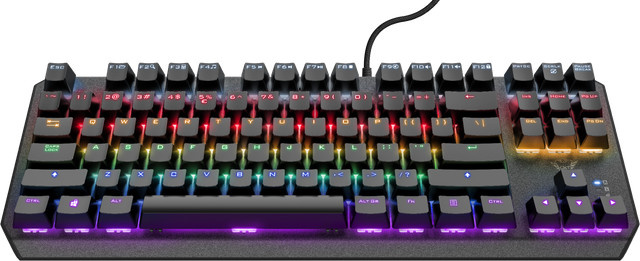 Trust GXT 834 Callaz TKL mechanische Gaming-Tastatur schwarz mit USB-C Anschluss - Bild 1