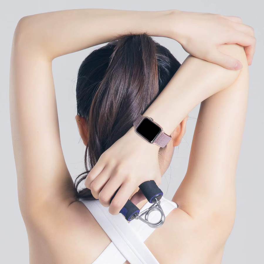 Apple Uhrenarmband Nylon, Schwarz, Unisex - Bild 5