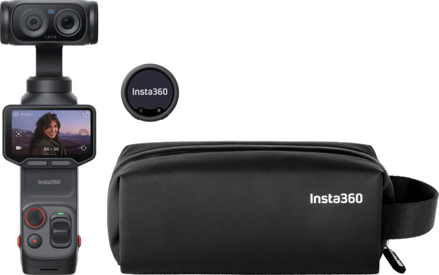 Insta360 Luna Ultra Creator Bundle Action Camera Schwarz mit 1-Zoll-Sensor - Bild 1