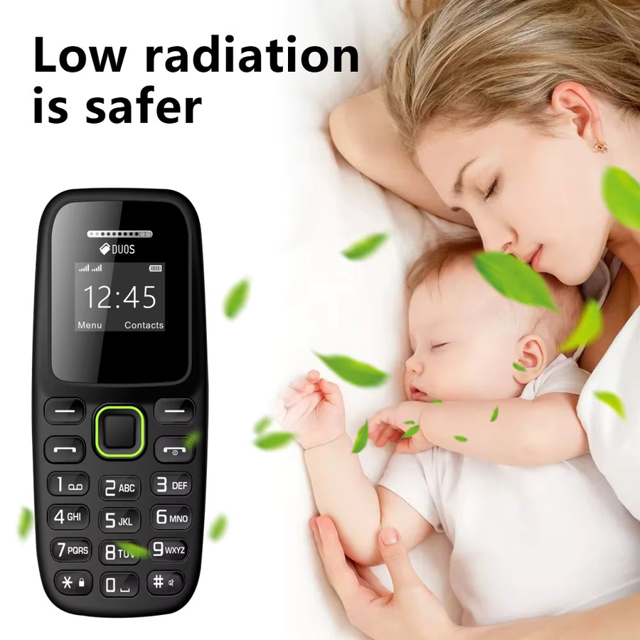 SERVO Mini-Handy mit Tasten in Weiß mit Bluetooth, Dual-SIM und Kamera als kompaktes Taschentelefon für Sport und unterwegs - Bild 5