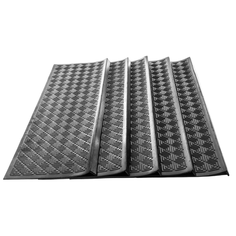 Jet-Line Stufenmatte Frederike aus Gummi, wetterfest und rutschhemmend, 5er-Set, B: 89 cm, T: 25 cm - Bild 2