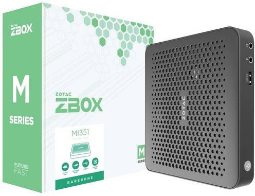 Zotac Barebone ZBOX MI351 Edge SFF Mini-PC mit Intel Celeron N100, Intel UHD Graphics, Bluetooth und Ethernet in Schwarz - Bild 1