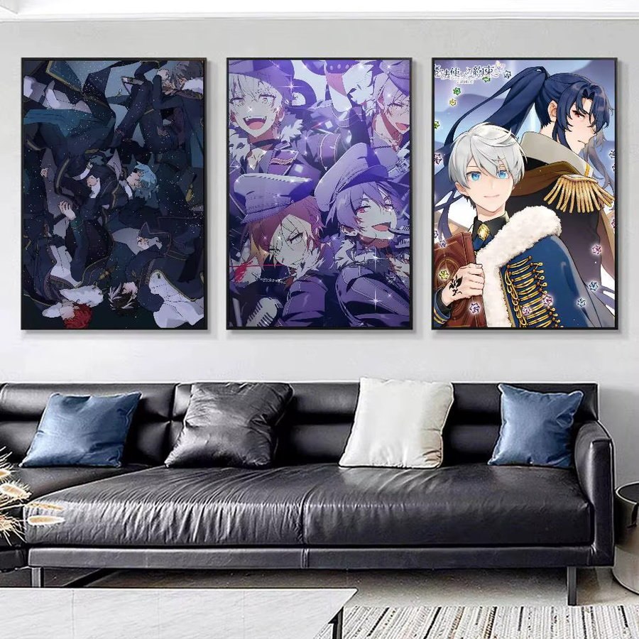 Anime Game P-Promise of Wizard Poster Vintage Wandkunst aus Papier, Mehrfarbig, B/H: 15 x 15 cm - Bild 2