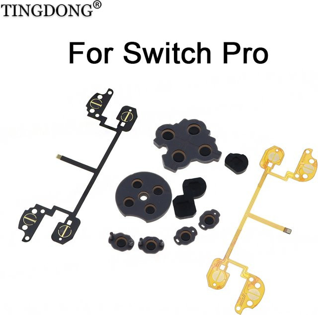 TingDong Switch Pro Leitfähige Klebefolien für ABXY sowie RZ ZR ZL Tasten - Bild 1