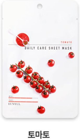 eunyul Daily Care Tuchmasken Tomato, 10 Stück, für empfindliche Haut - Bild 1