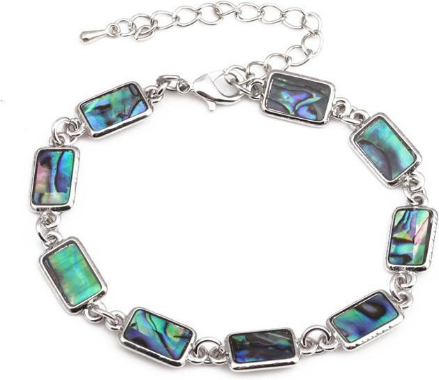Armband Abalone-Muschel, Zinklegierung, Bunt, Damen - Bild 1