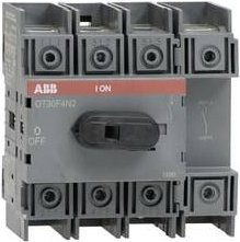 ABB OT30F4N2 Lasttrennschalter 40A 750V in Schwarz und Grau - Bild 1