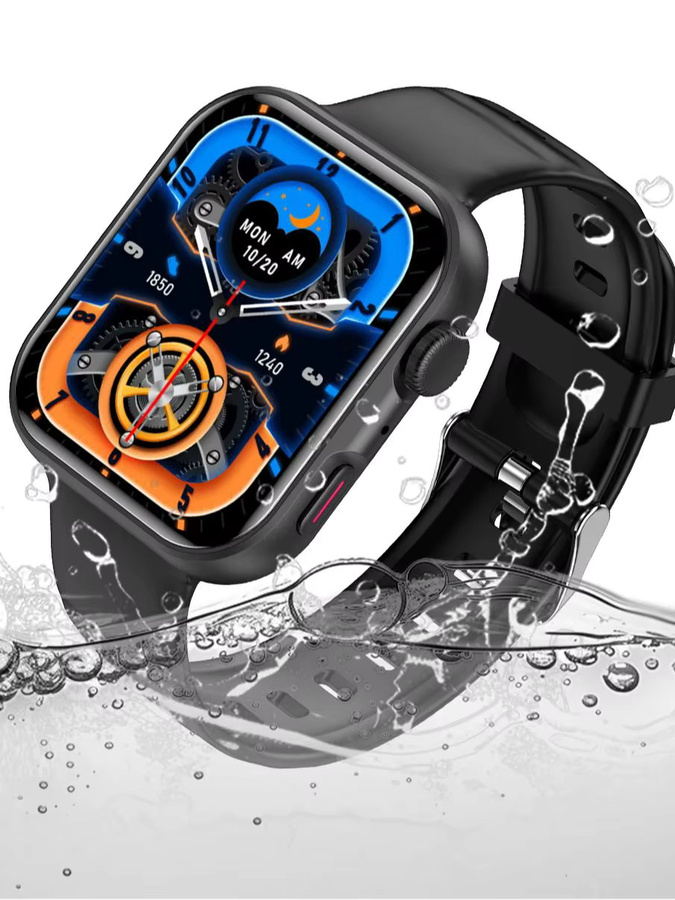 LIGE Smartwatch, Schwarz, Silikon, Unisex - Bild 6
