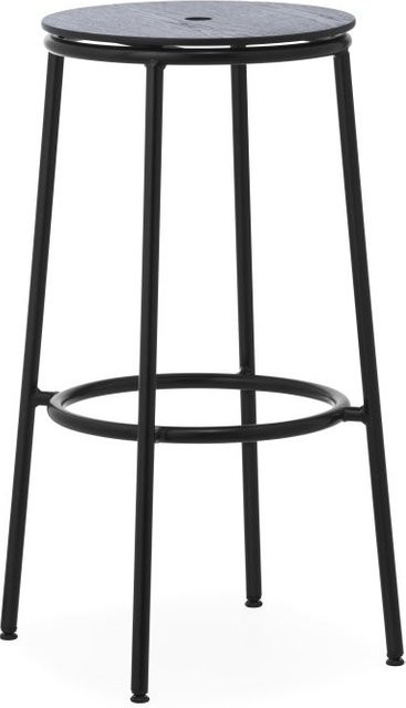Normann Copenhagen Circa Barhocker Schwarz Skandinavisches Design - Bild 1