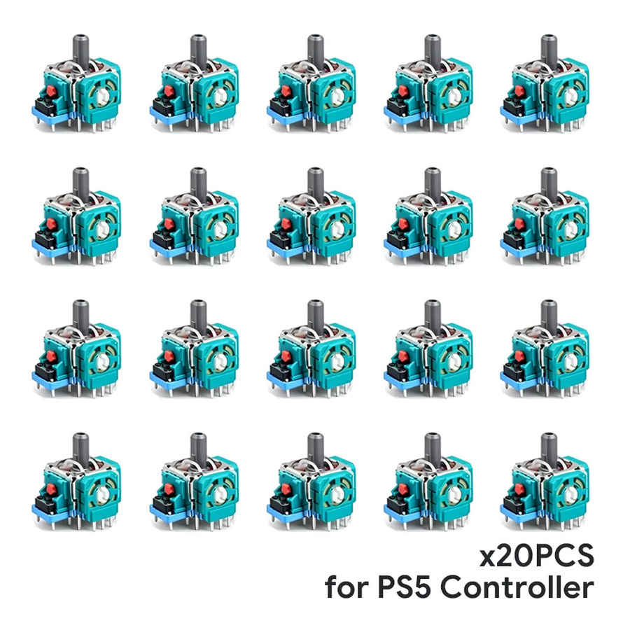 DATA FROG 3D-Analog-Joystick-Ersatz für PS5 Daumenstick-Reparaturteile, Multicolor - Bild 3
