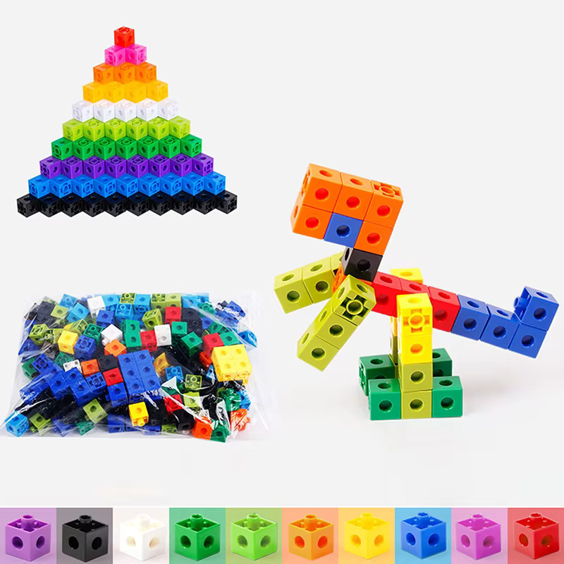 Sommer4 Verbundwürfel-Spielzeug, Kunststoff, zum mathematischen Zählen - Bild 3