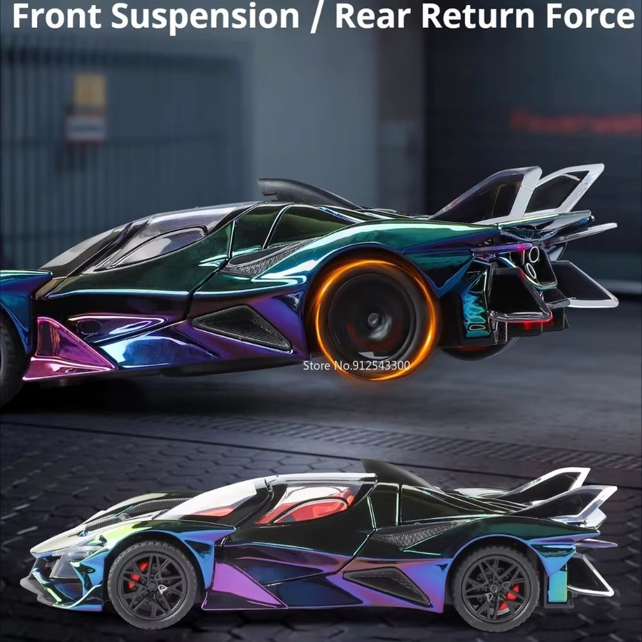 RMZ city Apollo EVO Automodell, 1:32 Maßstab, mit Licht und Sound, Metall - Bild 3