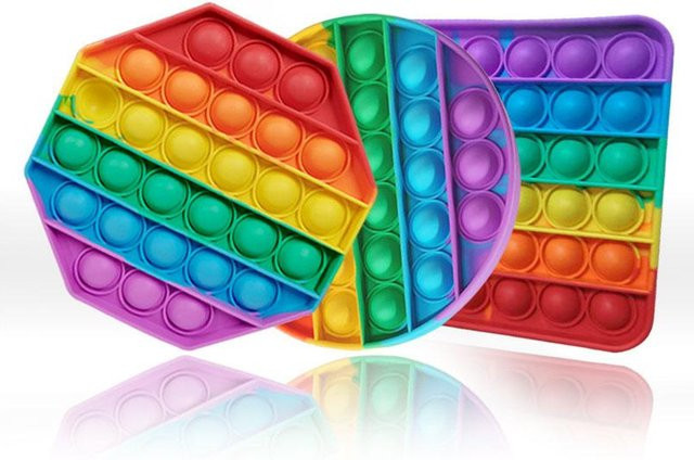 Binchi Outdoor Product, Silikon Blasen Sensorisches Fidget Spielzeug, 3-teiliges Set - Bild 1