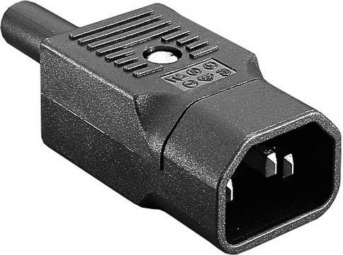 Bulgin PX0686 Netz-Steckverbinder Stecker Schwarz - Bild 1