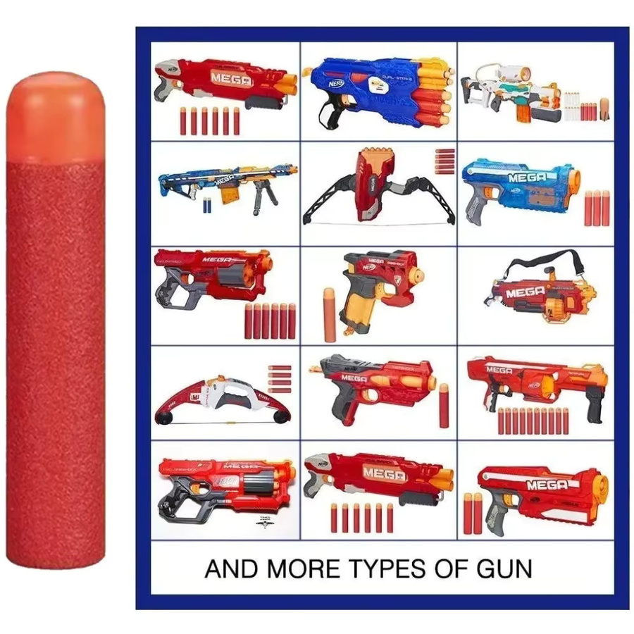 Nerf Nachfüll-Darts, 120er-Pack, Schaumstoff-Blaster-Nachfüllgeschosse - Bild 1