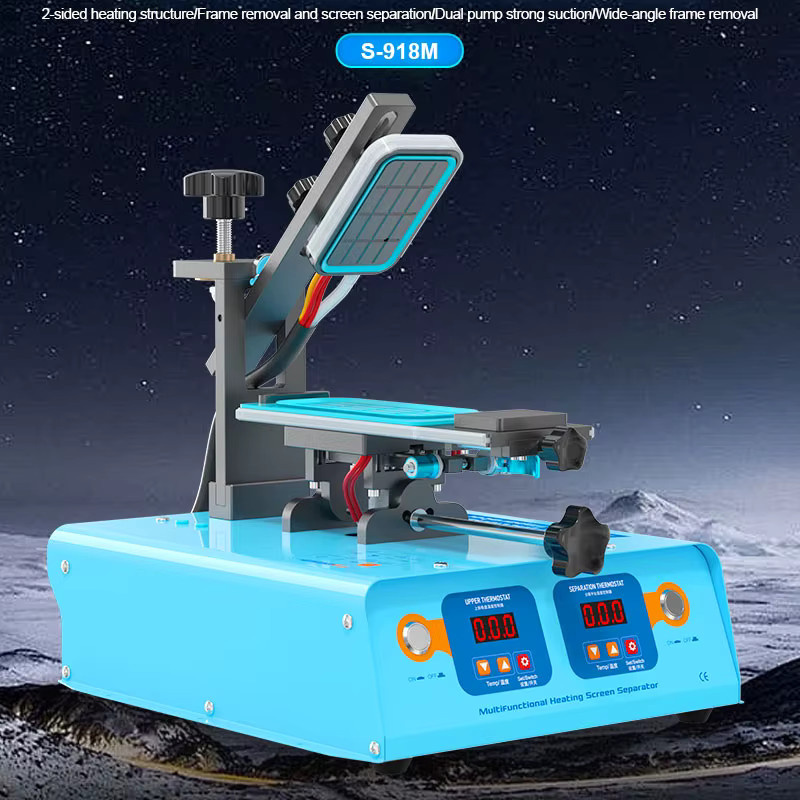 SUNSHINE S-918M Multifunktionale Thermo-Sieb-Trennmaschine in Blau für die Reparatur von gebogenen und flachen Bildschirmen - Bild 2