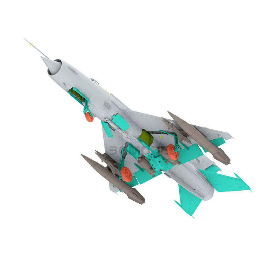 Ryefield MiG-21MF Fishhouse Fighter, Modellbausatz, Kunststoff, Maßstab 1:48 - Bild 3