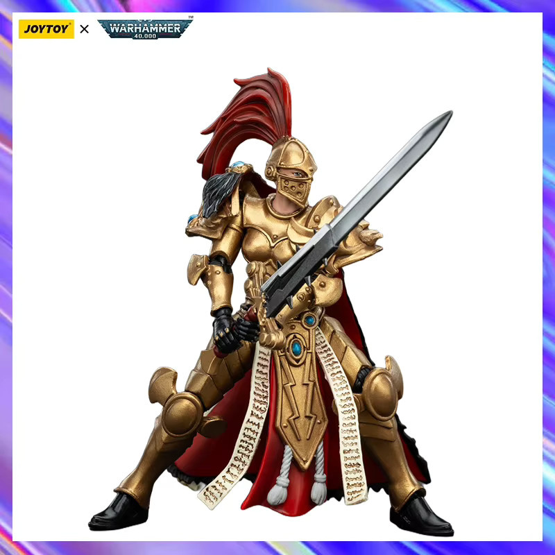 JOYTOY Warhammer 40K Schwestern des Schweiges Weiße Falken Vigilator-Kadre Vigilator-Meisterin, 1/18 Figuren Modell - Bild 2