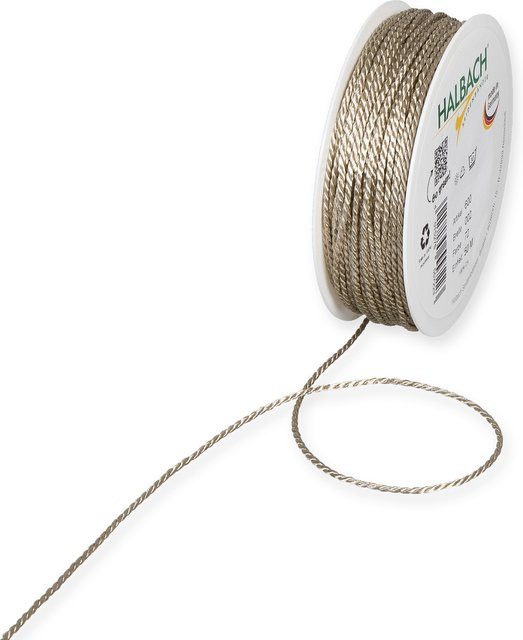 Halbach Kordel 2mm in Natur aus Acetat, Polyester und Baumwolle, 10m Länge - Bild 1