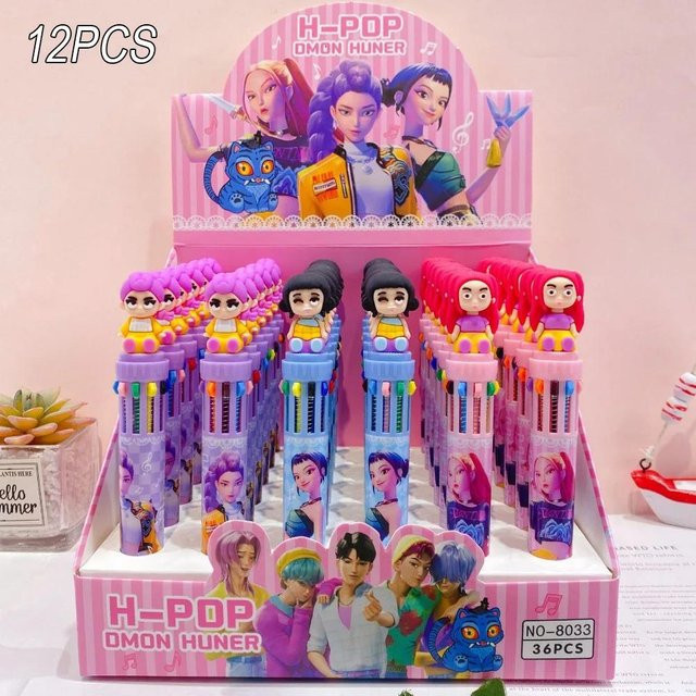 Discover Intime Kpop Dämonenjäger Kugelschreiber in 10 Farben für Schüler und Schulbedarf - Bild 1